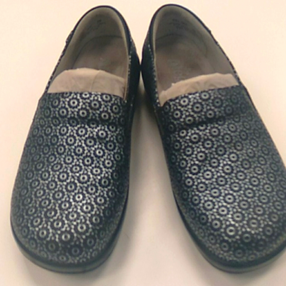 Alegria Keli Pro slip on Silver/Black size 38